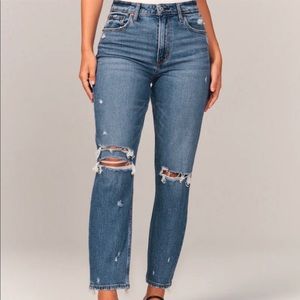 Abercrombie mom jeans